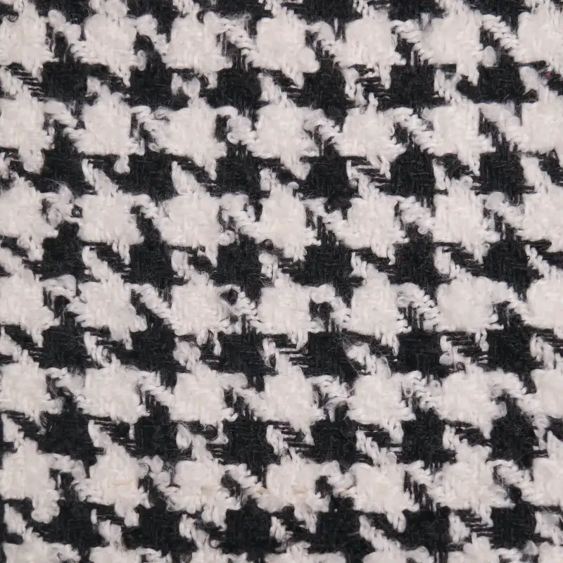 China Fabric for Overcoat Woolen Tweed Woolen Polyester white&black color buy from China wholesaler bulk order at wholesale price free worldwide shipping Alibaba