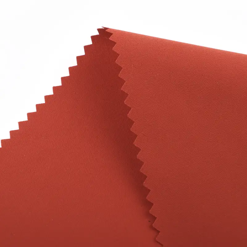 China Fabric for Jackets T800 Polyester T800 Yarn Fabric Synthetic Woven Fabric Polyester orange color buy from China wholesaler bulk order at wholesale price free worldwide shipping Alibaba