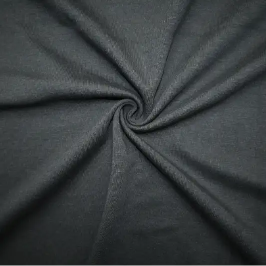 India Fabric for Jackets Single Jersey Knit Fabric Viscose Nylon Spandex Black color buy from India wholesaler bulk order at wholesale price free worldwide shipping Alibaba