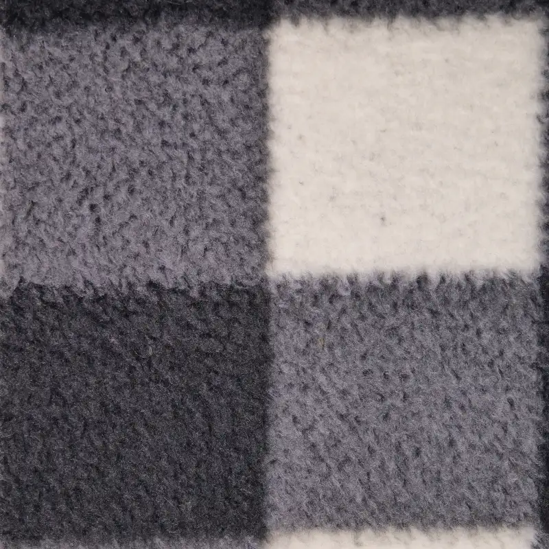 China Fabric for Crop Top Polar Fleece Knit Fabric Polyester white&black&grey color buy from China wholesaler bulk order at wholesale price free worldwide shipping Alibaba