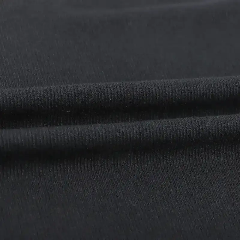 China Fabric for T-Shirt,Tank Top,Hoodie   Rib Knit Fabric Rayon Polyester Elastane black color buy from China wholesaler bulk order at wholesale price free worldwide shipping Alibaba
