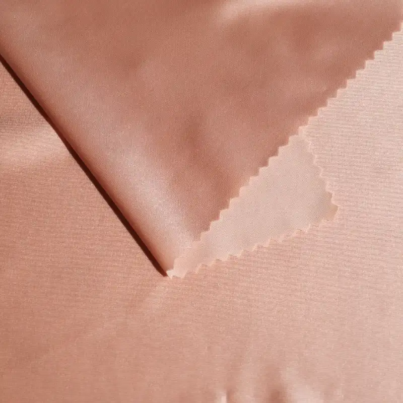 China Fabric for Blouse,Jogger,Yoga Clothes Mesh Knit Fabric Nylon Spandex pink color buy from China wholesaler bulk order at wholesale price free worldwide shipping Alibaba
