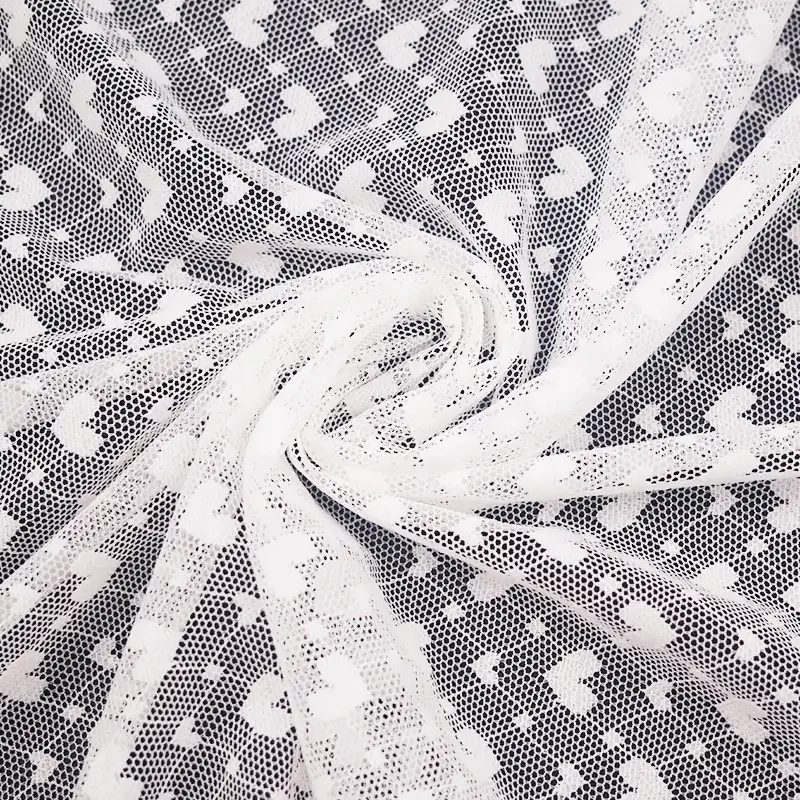 China Fabric for Blouse,Skirt,Shirt Long Sleeve Button ,Dresses (Pullover) ,Skirt  Lace Knit Fabric Nylon Spandex white color buy from China wholesaler bulk order at wholesale price free worldwide shipping Alibaba