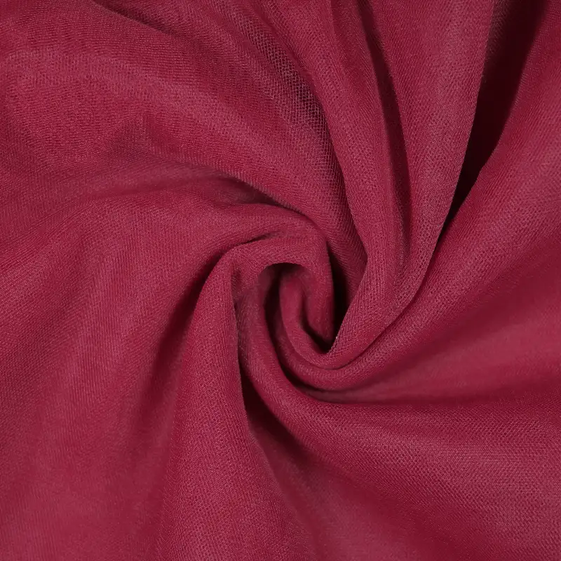 China Fabric for Skirt,Interlining Mesh Knit Fabric Nylon wine color buy from China wholesaler bulk order at wholesale price free worldwide shipping Alibaba