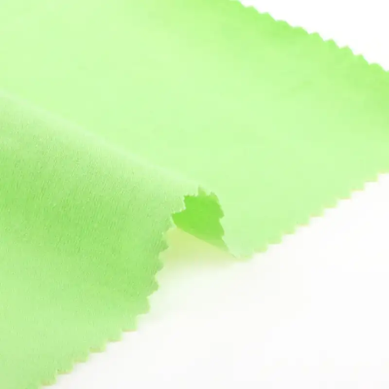 China Fabric for Tank Top,Shorts,Ladies Vest ,Men’s Vest ,T-shirt  Single Jersey Knit Fabric Cotton Polyester Spandex Green color buy from China wholesaler bulk order at wholesale price free worldwide shipping Alibaba