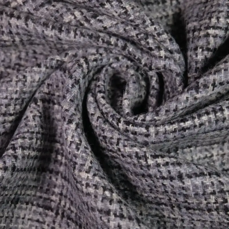 China Fabric for Pants,Blazer,Skirt,Over Shirt Chanel-Style Fabric Woolen Polyester Wool Chemical Fiber Black color buy from China wholesaler bulk order at wholesale price free worldwide shipping Alibaba