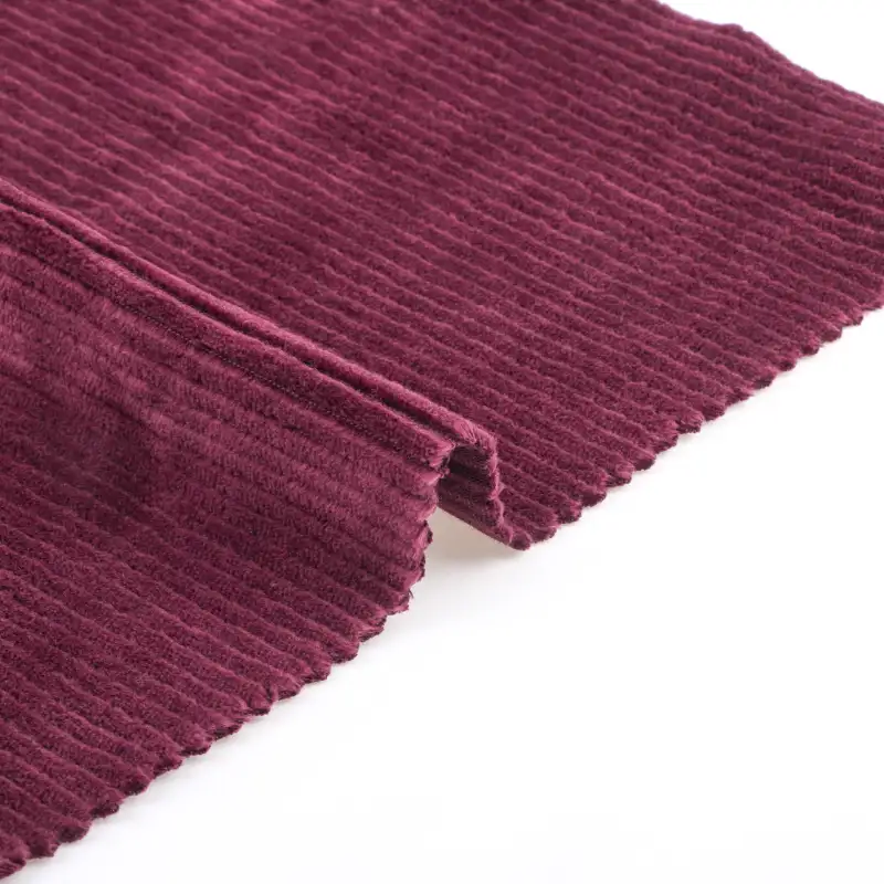 China Fabric for Crop Top,Loungewear Velvet Knit Fabric Cotton Polyester Spandex Blackish red color buy from China wholesaler bulk order at wholesale price free worldwide shipping Alibaba