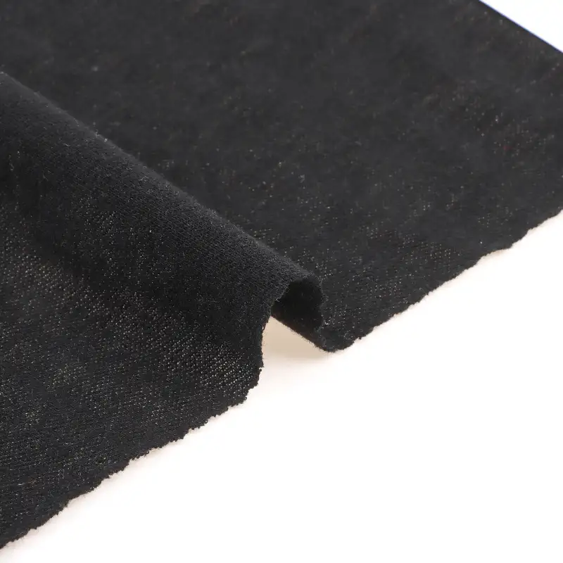 China Fabric for T-Shirt,Tank Top,Polo T-shirt  Birdeye Mesh Knit Fabric Polyester Wool BLACK color buy from China wholesaler bulk order at wholesale price free worldwide shipping Alibaba
