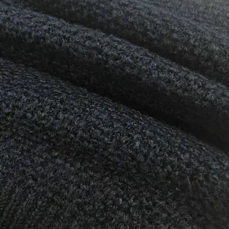 China Yarn for Hoodie,Open Cardigan (Sweater),Round Neck Pullover (Sweater),Crop Top Pullover (Sweater) Mossy Yarn Fancy Yarn Recycled Polyester Polyester Acrylic Spandex Dark blue color buy from China wholesaler bulk order at wholesale price free worldwide shipping Alibaba