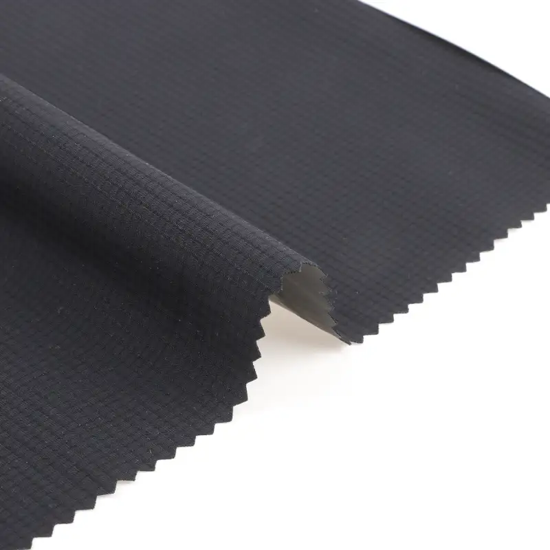 China Fabric for Jackets,Down Jacket,Padded Jacket Nylon Taslon Synthetic Woven Fabric Polyamide Elastane NAVY color buy from China wholesaler bulk order at wholesale price free worldwide shipping Alibaba