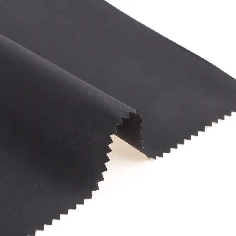 China Fabric for Jackets,Trench Coat,Padded Jacket Composite fabric Synthetic Woven Fabric Polyester BLACK color buy from China wholesaler bulk order at wholesale price free worldwide shipping Alibaba