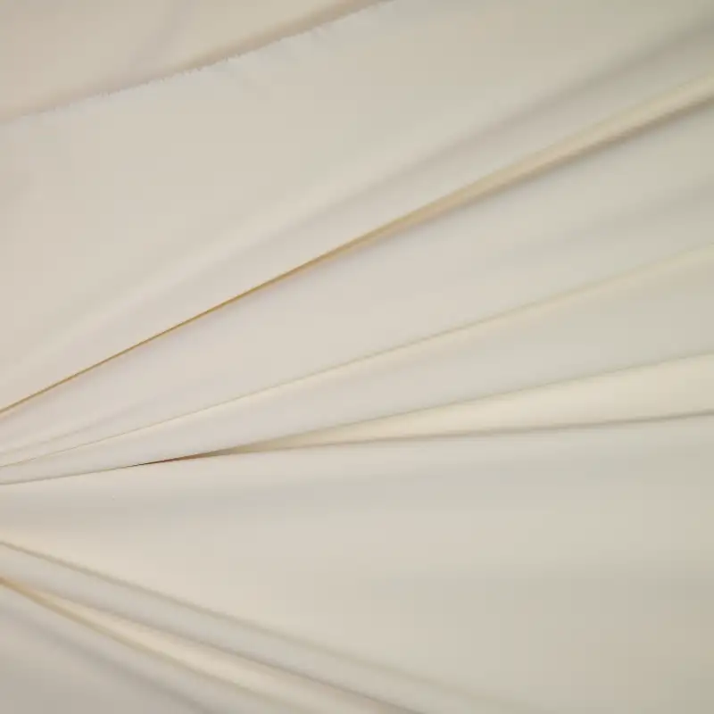 China Fabric for Windproof Jacket,Light Jacket Polyester Pongee Synthetic Woven Fabric Polyester Ivory color buy from China wholesaler bulk order at wholesale price free worldwide shipping Alibaba