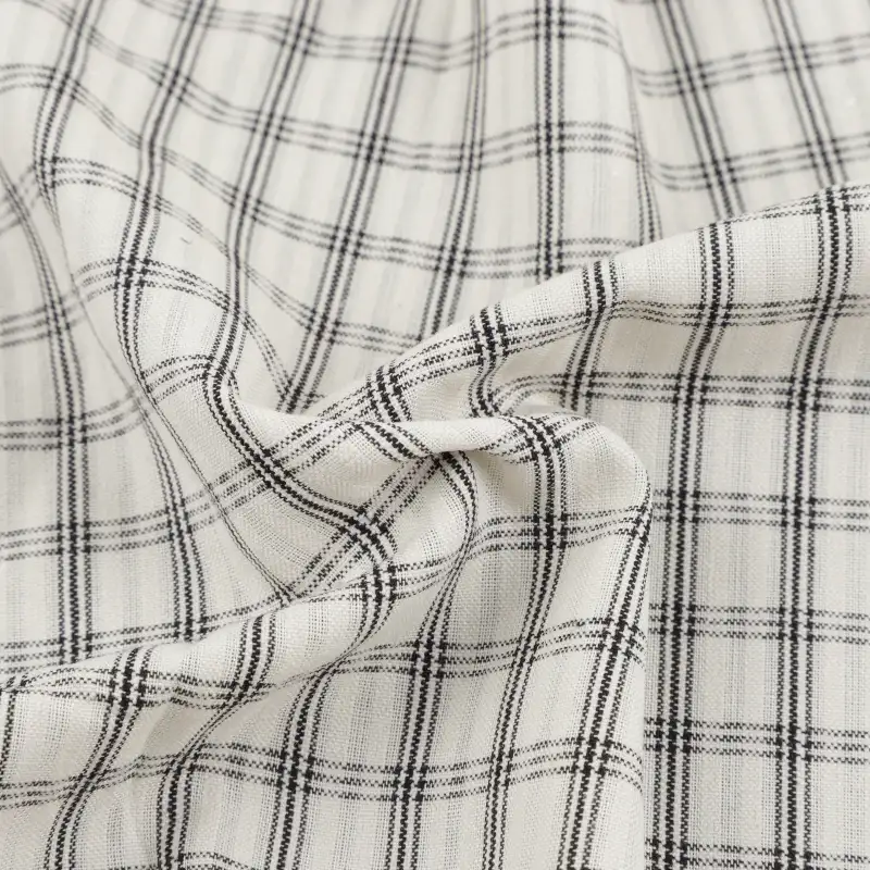 Bangladesh Fabric for Shirt Cotton Seersucker Natural Woven Fabric Polyester Cotton YD Beige color buy from Bangladesh wholesaler bulk order at wholesale price free worldwide shipping Alibaba