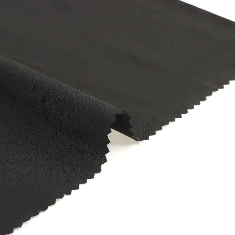 China Fabric for Polo Shirt,Yoga Clothes Polyester Pongee Synthetic Woven Fabric Polyester black color buy from China wholesaler bulk order at wholesale price free worldwide shipping Alibaba