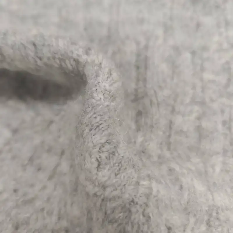 China Yarn for Crop Top,Hoodie,Open Cardigan (Sweater),Crop Top Pullover (Sweater) Mossy Yarn Fancy Yarn Acrylic Polyester Wool Alpaca Spandex light gray color buy from China wholesaler bulk order at wholesale price free worldwide shipping Alibaba