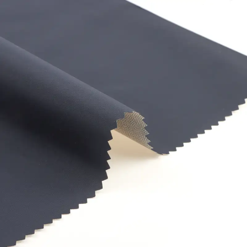 China Fabric for Pants,Jackets,Ski Suits,Hooded Waterproof Coat Four-way Stretch (Bi-Stretch) Woven Blended Fabric Nylon Spandex Navy color buy from China wholesaler bulk order at wholesale price free worldwide shipping Alibaba