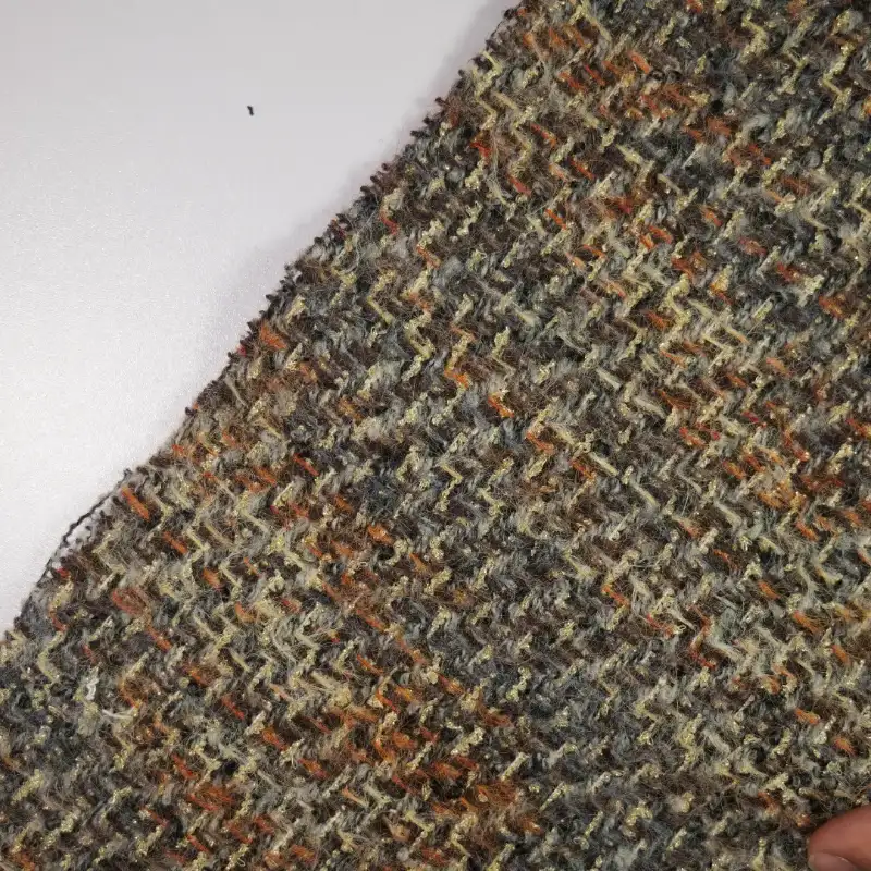 China Fabric for Skirt,Suit Chanel-Style Fabric Woolen Polyester Brown color buy from China wholesaler bulk order at wholesale price free worldwide shipping Alibaba