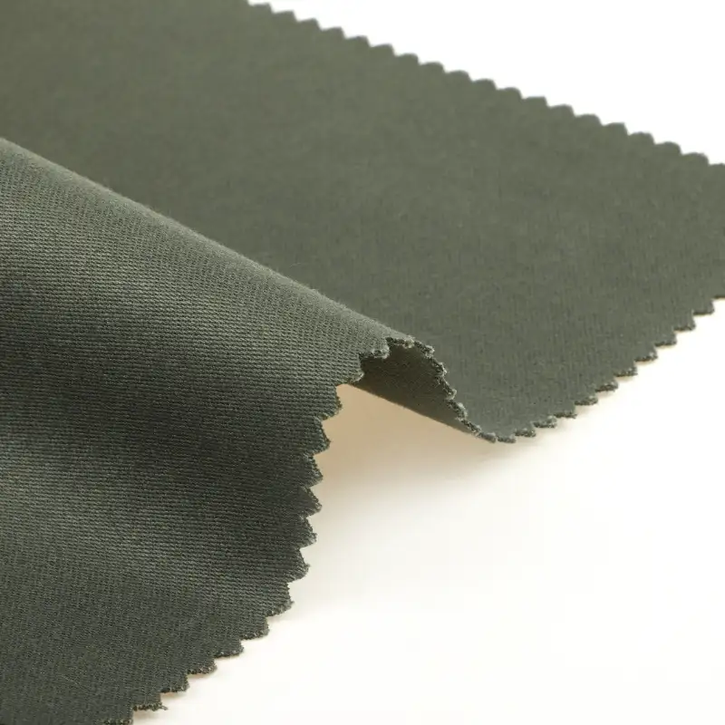 China Fabric for Pants,Jackets Cotton Satin Natural Woven Fabric Cotton green color buy from China wholesaler bulk order at wholesale price free worldwide shipping Alibaba