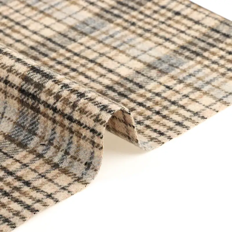 China Fabric for Blazer,Overcoat,Skirt  Woolen Tweed Woolen Wool Other check color buy from China wholesaler bulk order at wholesale price free worldwide shipping Alibaba
