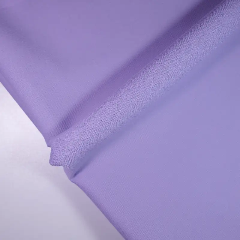 China Fabric for Jogger,Tracksuits,Casual Baseball Jacket Scuba Knit Fabric Polyester Spandex Cotton Purple color buy from China wholesaler bulk order at wholesale price free worldwide shipping Alibaba
