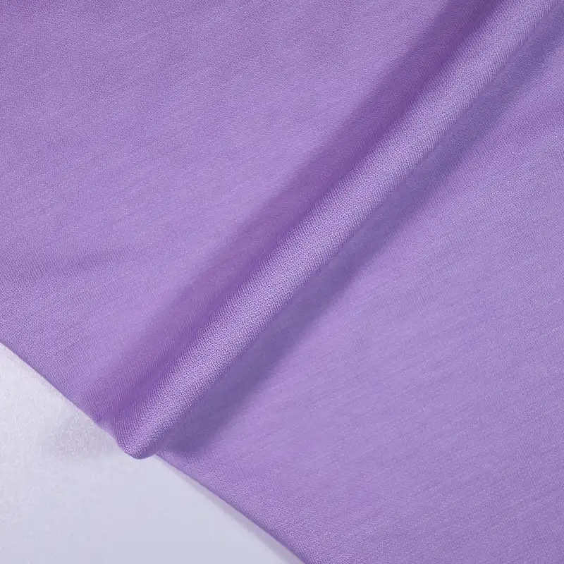 China Fabric for T-Shirt,Blouse,Crop Top,Pajamas Single Jersey Knit Fabric Rayon Poly Lactic Acid（PLA) gary color buy from China wholesaler bulk order at wholesale price free worldwide shipping Alibaba