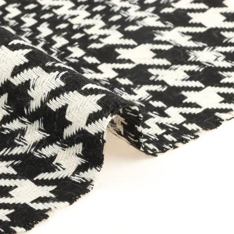 China Fabric for Blazer,Overcoat Woolen Herringbone Woolen Other Wool black-white color buy from China wholesaler bulk order at wholesale price free worldwide shipping Alibaba