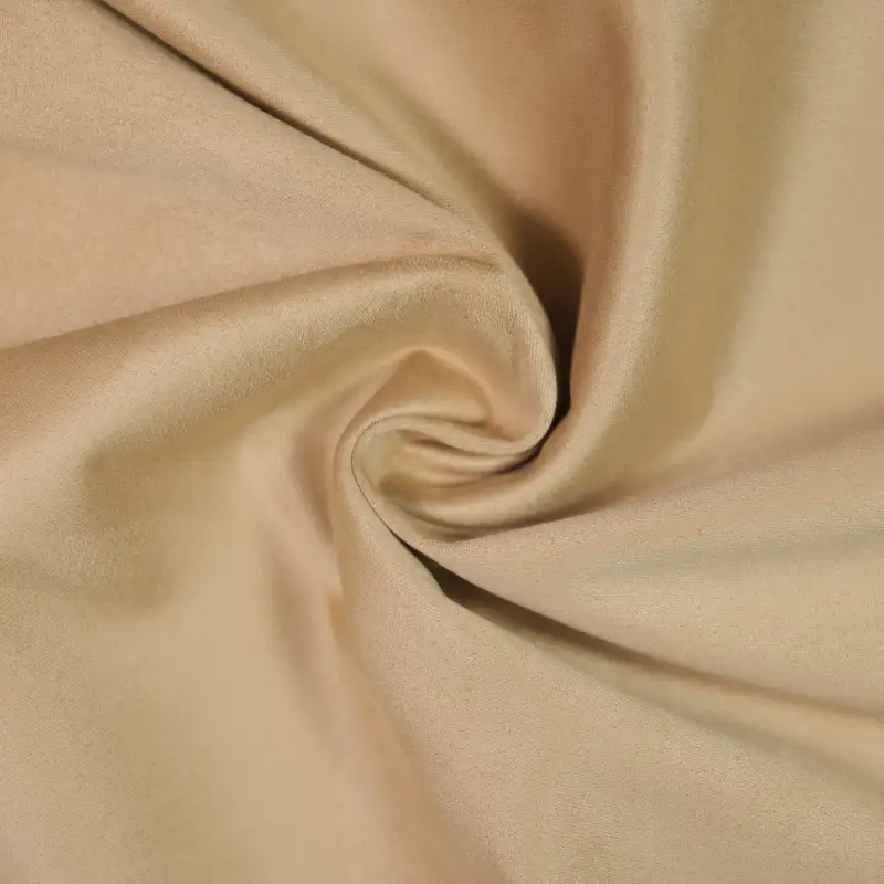 China Fabric for Jackets,Trench Coat,Overcoat Suede Woven Blended Fabric Polyester Elastane COFFEE color buy from China wholesaler bulk order at wholesale price free worldwide shipping Alibaba
