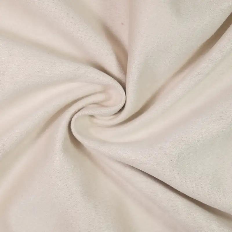 China Fabric for Jackets,Trench Coat,Overcoat Suede Woven Blended Fabric Polyester Elastane LIGHT COFFEE color buy from China wholesaler bulk order at wholesale price free worldwide shipping Alibaba