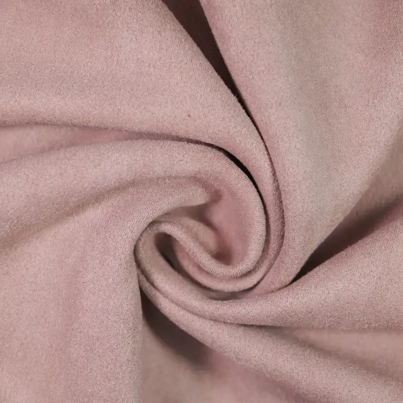 China Fabric for Jackets,Trench Coat,Overcoat Suede Woven Blended Fabric Polyester Elastane COFFEE color buy from China wholesaler bulk order at wholesale price free worldwide shipping Alibaba