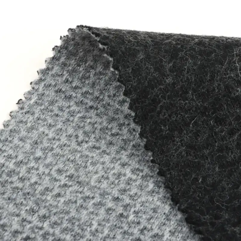 China Fabric for Pants,Jackets,Hoodie,Overcoat,Suit Knit Woolen Fabric Woolen Polyester Wool Cotton dark grey color buy from China wholesaler bulk order at wholesale price free worldwide shipping Alibaba