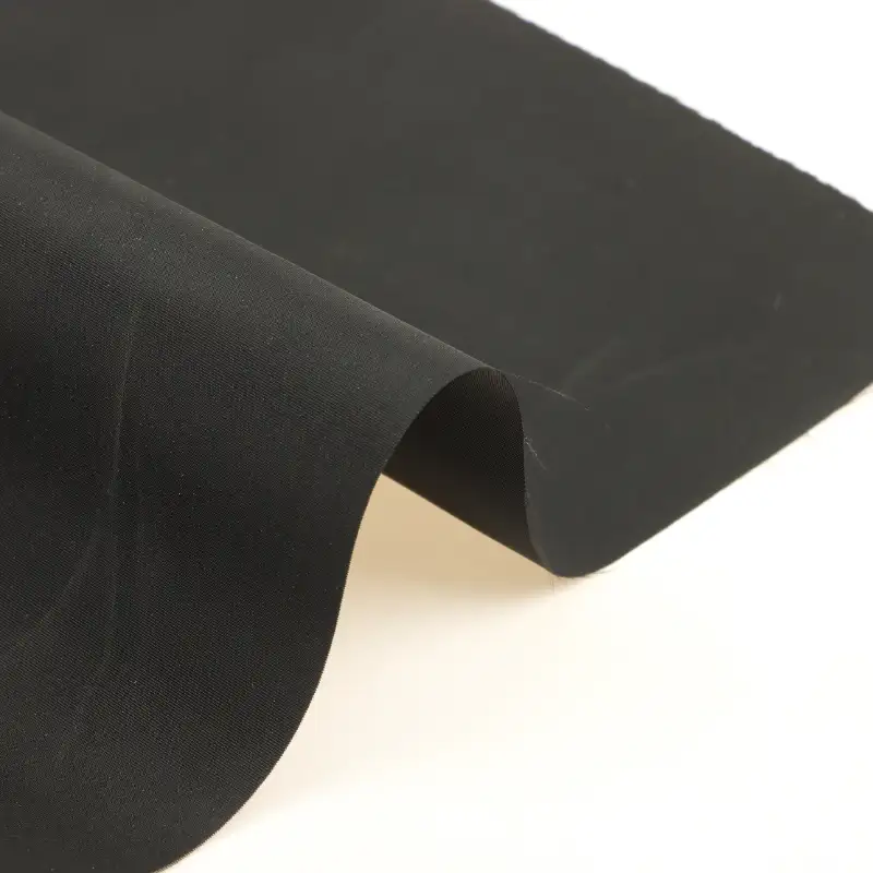 China Fabric for Jackets,Trench Coat,Down Jacket Polyester Imitation Memory Fabric Synthetic Woven Fabric Polyester black color buy from China wholesaler bulk order at wholesale price free worldwide shipping Alibaba