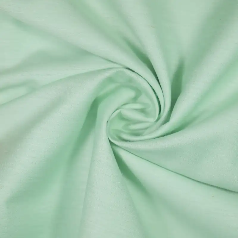 China Fabric for Shirt,Jogger,Sleeveless Sundress,Sleeveless Puffy Mini Dress Cotton/Rayon Plain Woven Blended Fabric Tencel Flax Nylon Cotton green color buy from China wholesaler bulk order at wholesale price free worldwide shipping Alibaba