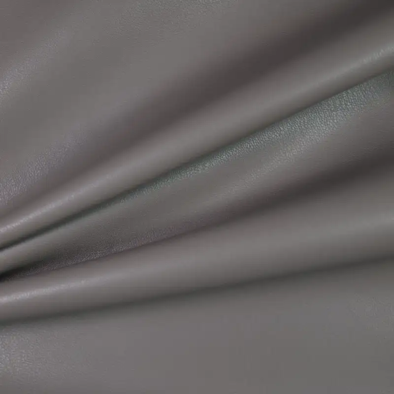 China Fabric for Jackets,Skirt,Bomber jacket Fake Fur Synthetic Woven Fabric Polyurethane (PU) grey color buy from China wholesaler bulk order at wholesale price free worldwide shipping Alibaba