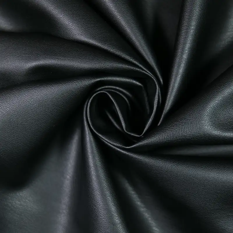 China Fabric for Jackets,Skirt,Overcoat Fake Fur Synthetic Woven Fabric Polyurethane (PU) BLACK color buy from China wholesaler bulk order at wholesale price free worldwide shipping Alibaba
