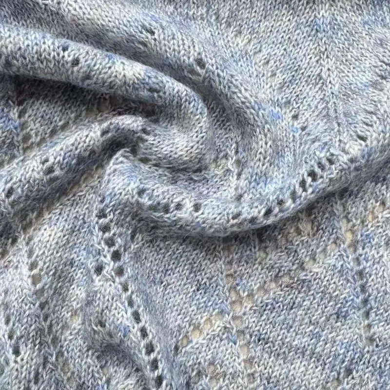 China Yarn for Ladies Vest (Sweater),Half-Zipper Cardigan (Sweater),Shirt Half Sleeve Zipper (Sweater),Men's Pants (Sweater),Women's Pants (Sweater),Skirt (Sweater) Mossy Yarn Fancy Yarn Cotton Polyester Acrylic Wool blue and gray color buy from China wholesaler bulk order at wholesale price free worldwide shipping Alibaba