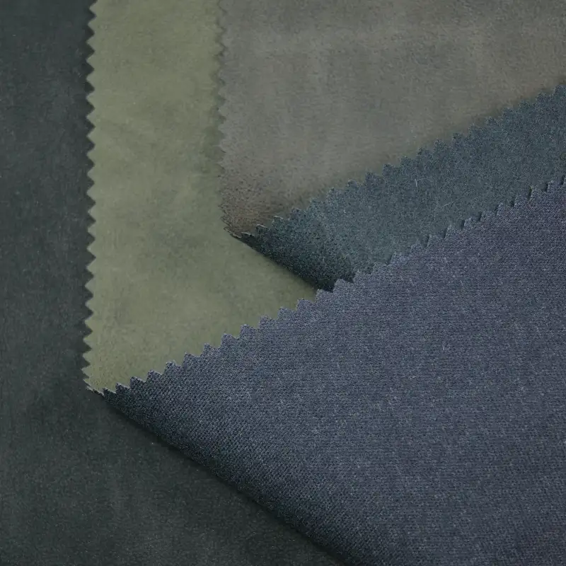 China Fabric for Overcoat,Waist coat,Fringe Jacket,Mens Relaxed Fit Jacket PU bonded sherpa Synthetic Woven Fabric Polyurethane (PU) green color buy from China wholesaler bulk order at wholesale price free worldwide shipping Alibaba