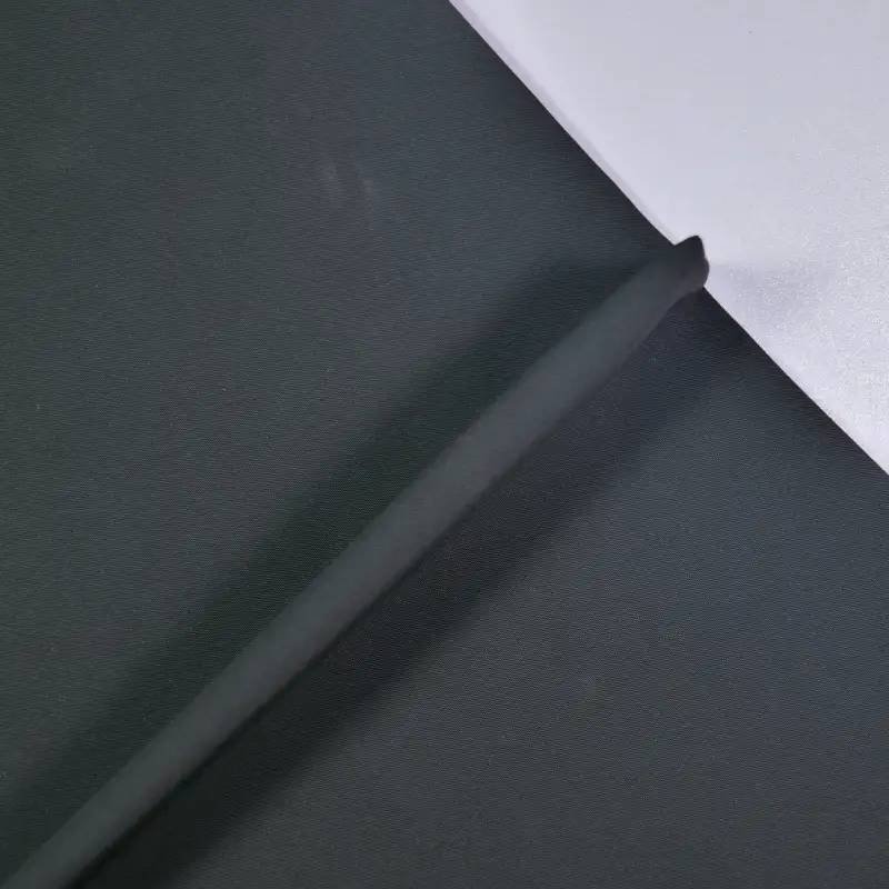 China Fabric for Pants,Trench Coat,Puff Sleeve Ruched Dress Composite fabric Synthetic Woven Fabric Polyester black color buy from China wholesaler bulk order at wholesale price free worldwide shipping Alibaba
