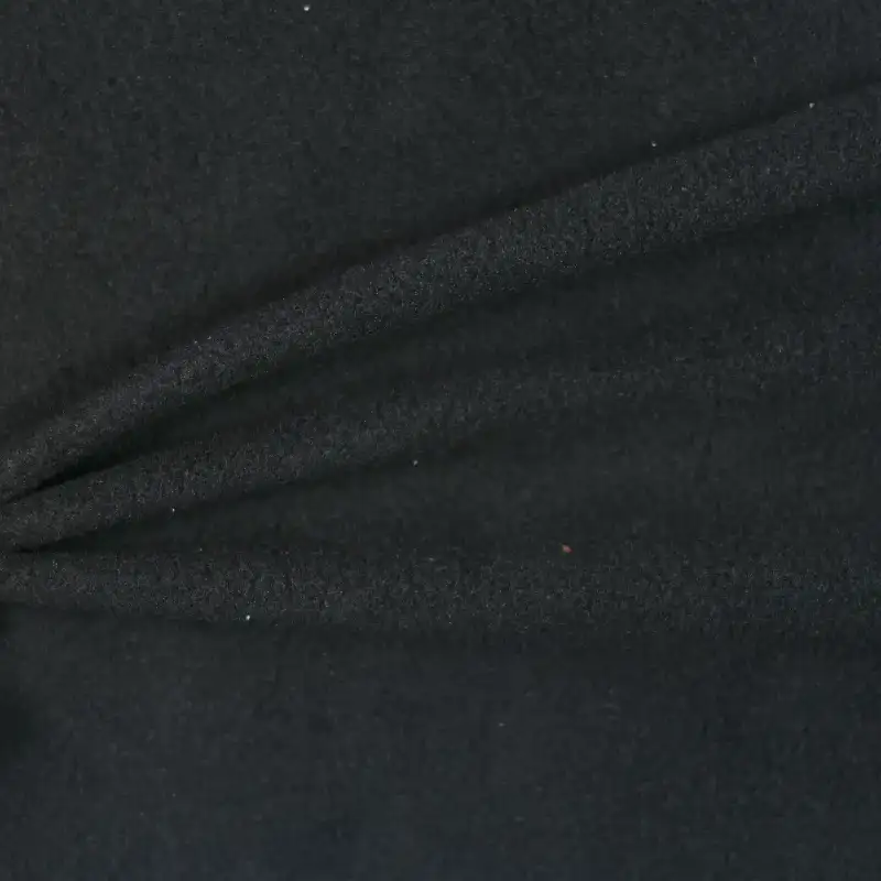 China Fabric for Jackets,Hoodie,Trench Coat,Hoodie  (Sweater) Polar Fleece Knit Fabric Polyester black color buy from China wholesaler bulk order at wholesale price free worldwide shipping Alibaba