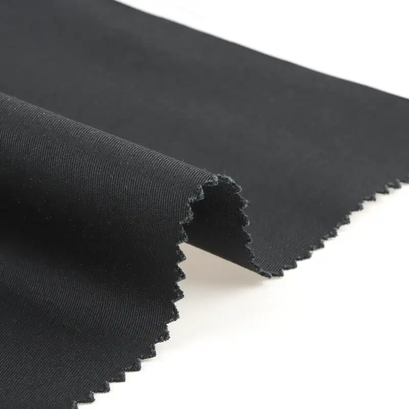 China Fabric for Pants,Jackets Cotton Twill Natural Woven Fabric Cotton Black color buy from China wholesaler bulk order at wholesale price free worldwide shipping Alibaba