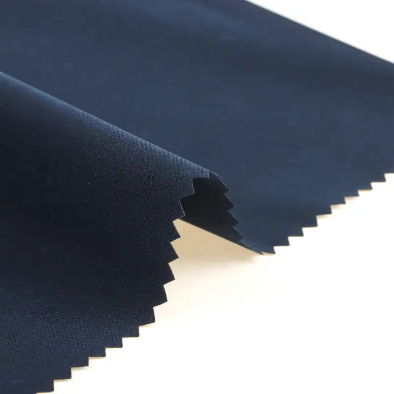 China Fabric for Jackets,Trench Coat,Tracksuits T400 Polyester Yarn Fabric Synthetic Woven Fabric Nylon Navy color buy from China wholesaler bulk order at wholesale price free worldwide shipping Alibaba