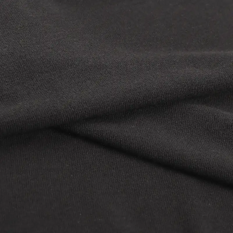 China Fabric for T-Shirt,Polo Shirt,Shirt Long Sleeve Button (Sweater),Round Neck Pullover (Sweater) Single Jersey Knit Fabric Polyester Rayon Spandex black color buy from China wholesaler bulk order at wholesale price free worldwide shipping Alibaba