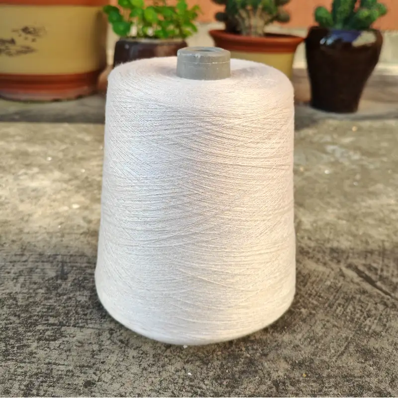 China Yarn for Ladies Vest (Sweater),Men’s Vest (Sweater) Core Spun Yarn Regular Yarn Viscose Polyester Nylon beige color buy from China wholesaler bulk order at wholesale price free worldwide shipping Alibaba