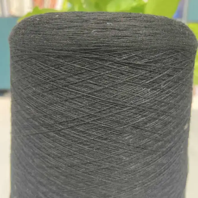 China Yarn for Ladies Vest (Sweater),Men’s Vest (Sweater) Core Spun Yarn Regular Yarn Viscose Polyester Nylon black color buy from China wholesaler bulk order at wholesale price free worldwide shipping Alibaba