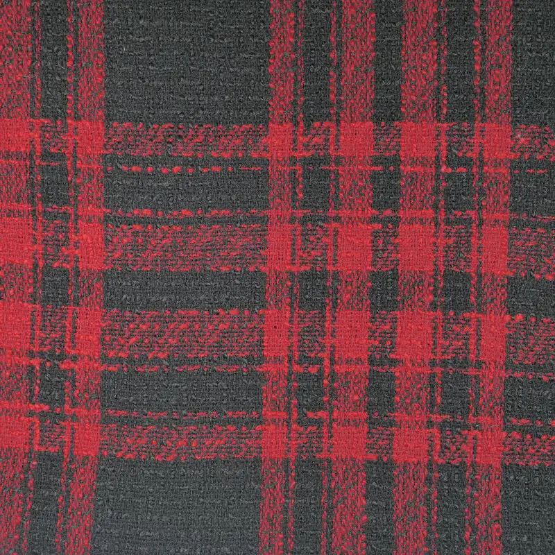 China Fabric for Blouse,Skirt,Overcoat,Suit Chanel-Style Fabric Woolen Polyester Red color buy from China wholesaler bulk order at wholesale price free worldwide shipping Alibaba