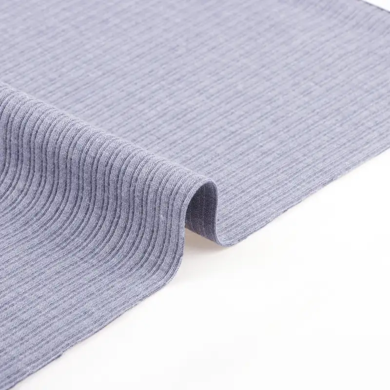 China Fabric for T-Shirt,Shirt Long Sleeve Zipper (Sweater),Crop Top Pullover (Sweater) Rib Knit Fabric Polyester Rayon Spandex Purple color buy from China wholesaler bulk order at wholesale price free worldwide shipping Alibaba