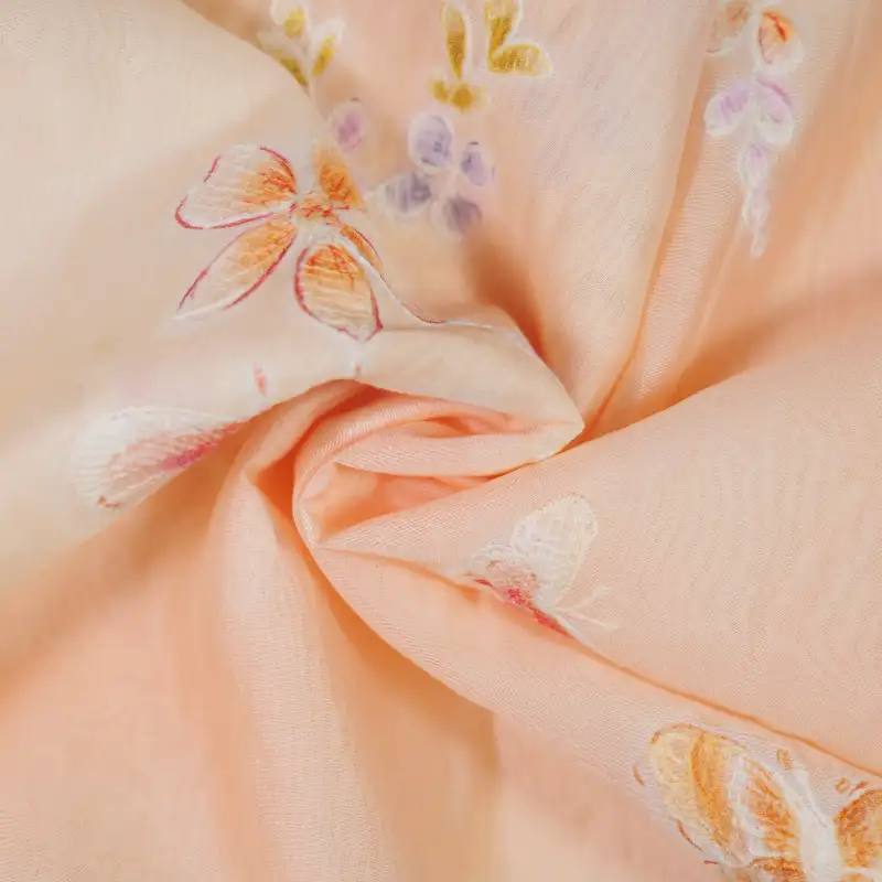 China Fabric for Skirt,Backless Beach Dress,Kids Ruffle Straps Dress,Tank Wrap Midi Dress Tencel-nylon Interwoven Fabric Woven Blended Fabric Tencel Nylon orange color buy from China wholesaler bulk order at wholesale price free worldwide shipping Alibaba