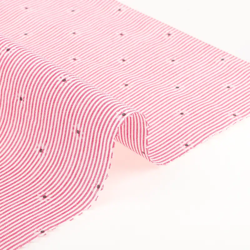 China Fabric for Shirt,Blouse,Skirt,Shorts,Kids Short Sleeve Peter Pan Collar Pleated Dress Yarn Dyed Stripe Natural Woven Fabric Cotton Stripe color buy from China wholesaler bulk order at wholesale price free worldwide shipping Alibaba