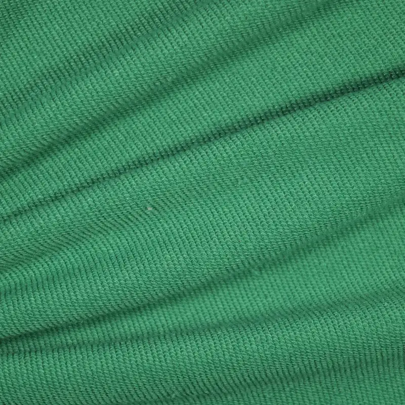 China Fabric for Hoodie,Tracksuits French Terry Knit Fabric Polyester green color buy from China wholesaler bulk order at wholesale price free worldwide shipping Alibaba