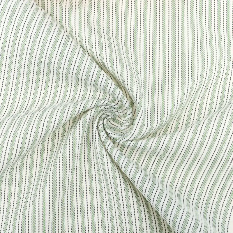 China Fabric for Shirt,Blouse,Skirt,Shorts,Loungewear Yarn Dyed Stripe Natural Woven Fabric Cotton Stripe color buy from China wholesaler bulk order at wholesale price free worldwide shipping Alibaba