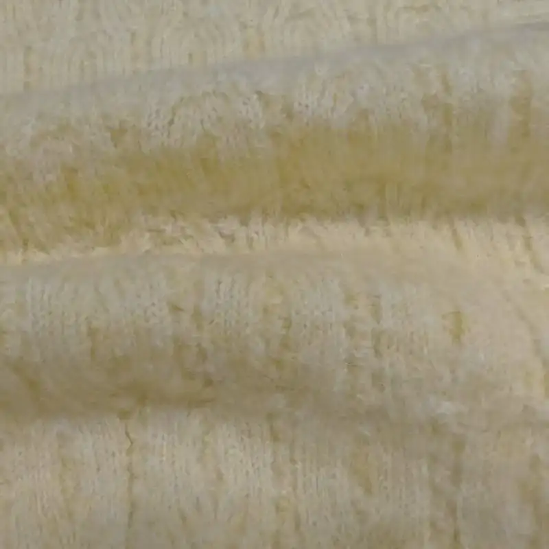 China Yarn for Open Cardigan (Sweater),Half-Zipper Cardigan (Sweater),Knitted Jacket (Sweater),Round Neck Pullover (Sweater) Mossy Yarn Fancy Yarn Acrylic Polyester Nylon Wool Spandex Yellow color buy from China wholesaler bulk order at wholesale price free worldwide shipping Alibaba